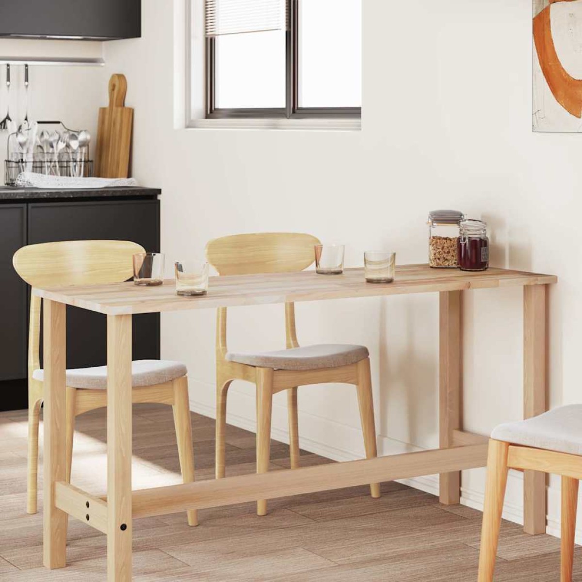 vidaXL Επιφάνεια Γραφείου Ορθογώνια 120x60x2 εκ. Μασίφ Ξύλο Ακακίας