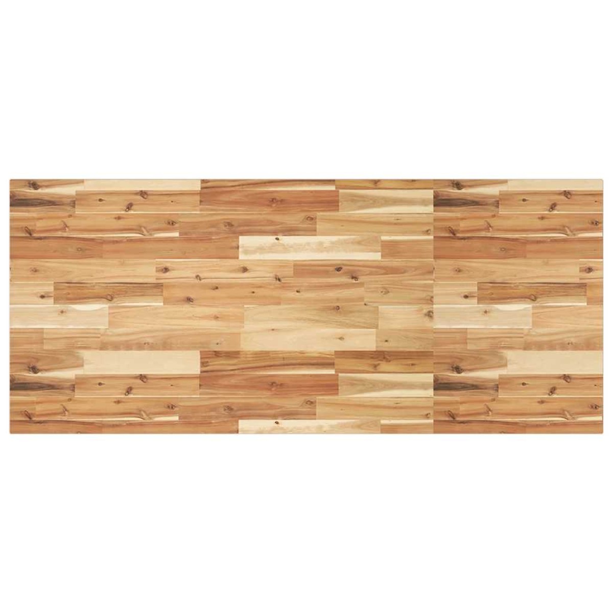 vidaXL Επιφάνεια Γραφείου Ορθογώνια 120x60x2 εκ. Μασίφ Ξύλο Ακακίας