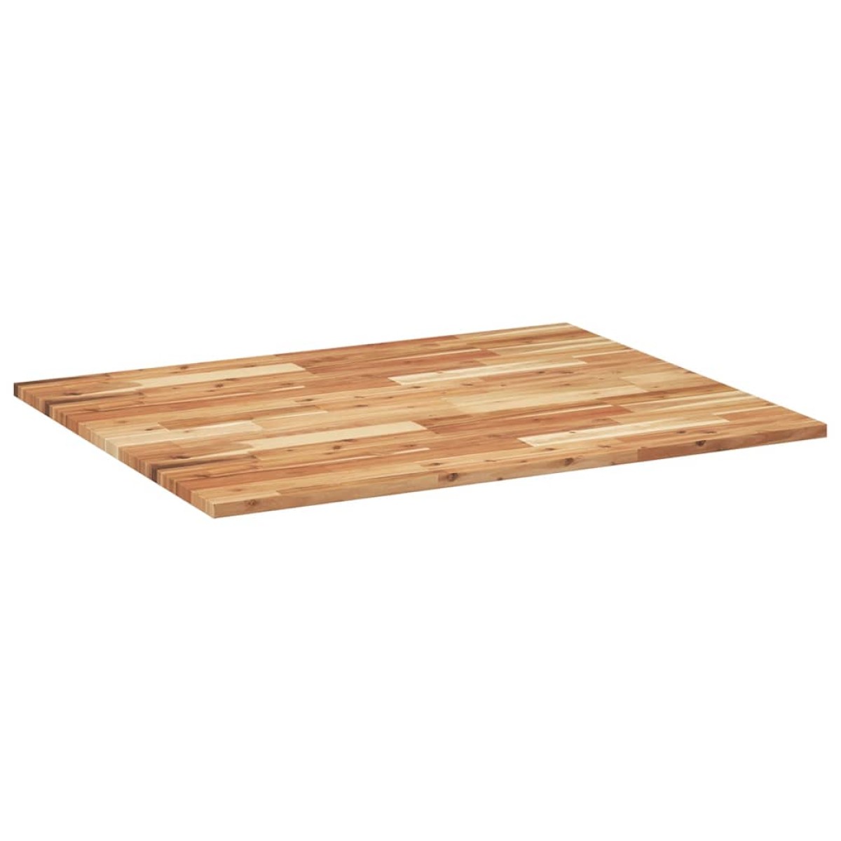 vidaXL Επιφάνεια Γραφείου Ορθογώνια 100x80x2 εκ. Μασίφ Ξύλο Ακακίας