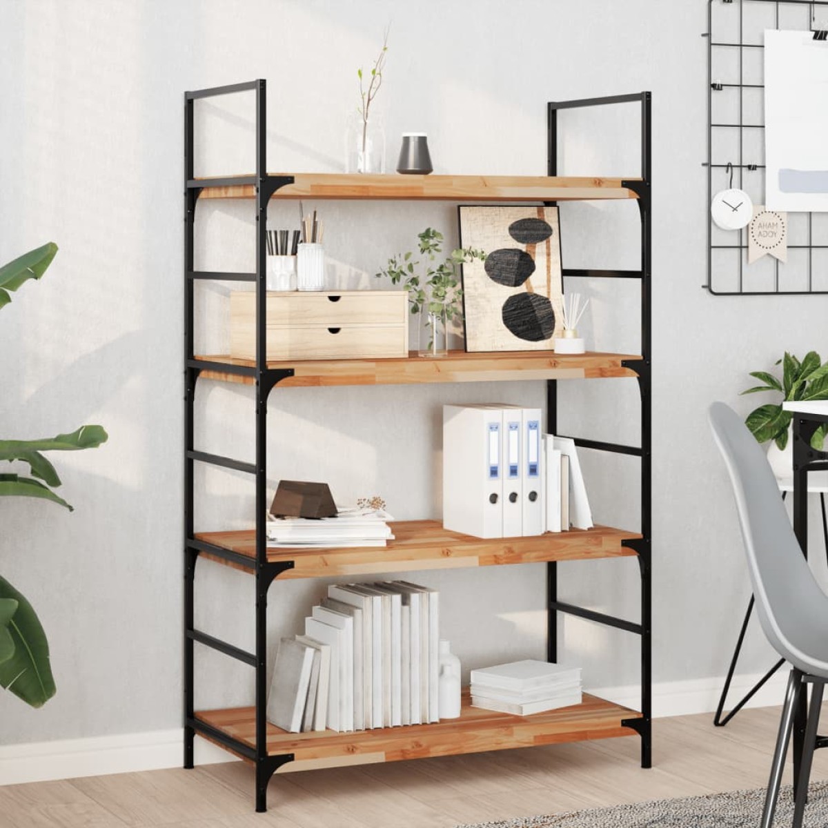 vidaXL Επιφάνεια Γραφείου Ορθογώνια 80x40x4 εκ. Μασίφ Ξύλο Ακακίας