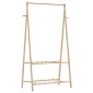 vidaXL Κρεμάστρα Ρούχων με Ράφια 96x45,5x150,5 εκ. Μπαμπού