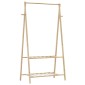vidaXL Κρεμάστρα Ρούχων με Ράφια 96x45,5x150,5 εκ. Μπαμπού
