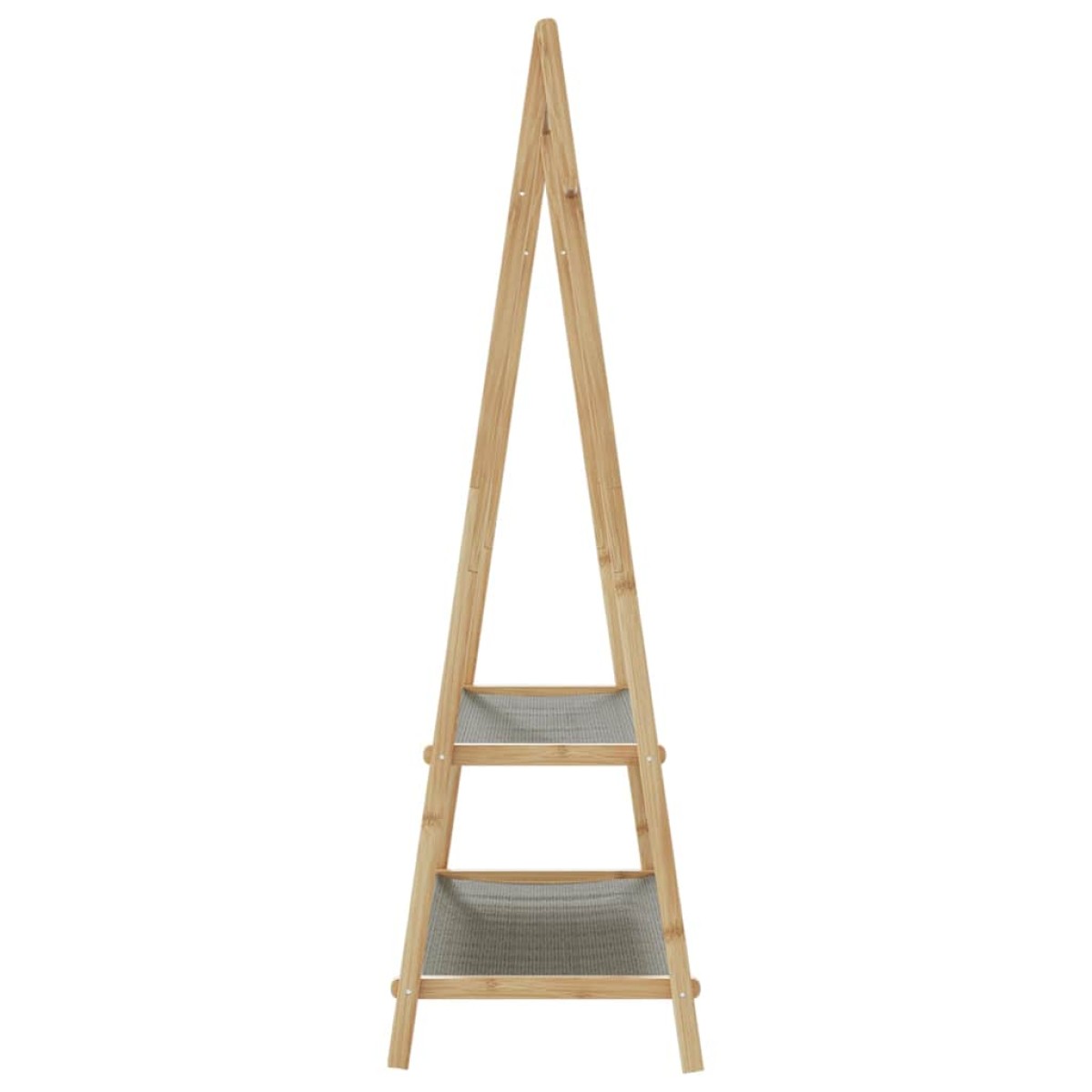 vidaXL Κρεμάστρα Ρούχων με Ράφια 96x45,5x150,5 εκ. Μπαμπού