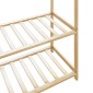 vidaXL Κρεμάστρα Ρούχων με Ράφια 110x40x175 εκ. Μπαμπού