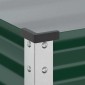 vidaXL Γλάστρα Κήπου Πράσινη 45x45x88 εκ. από Ατσάλι
