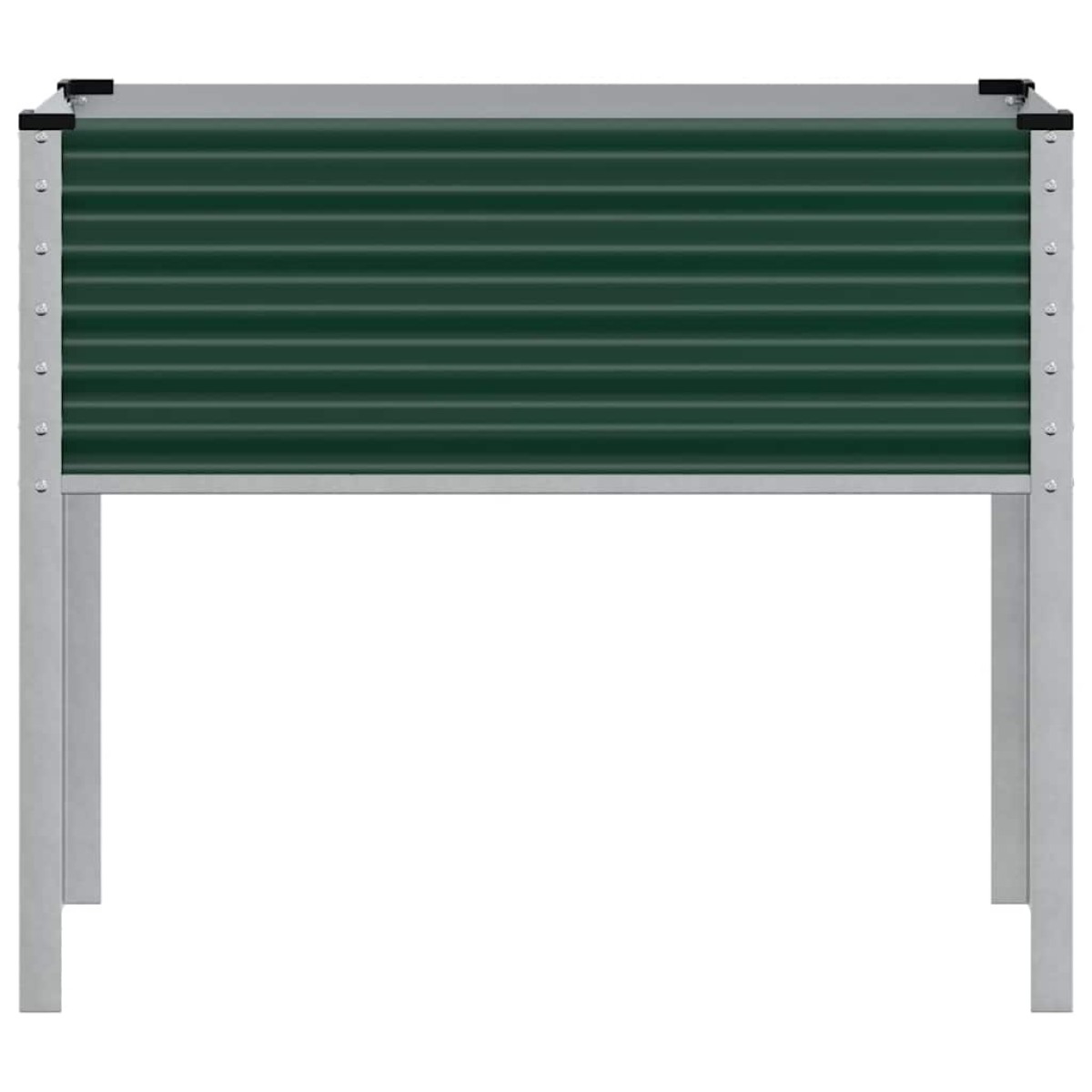 vidaXL Γλάστρα Κήπου Πράσινη 100x45x90 εκ. από Ατσάλι