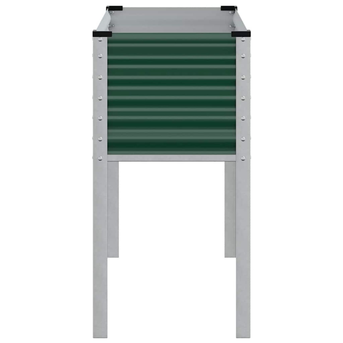 vidaXL Γλάστρα Κήπου Πράσινη 100x45x90 εκ. από Ατσάλι