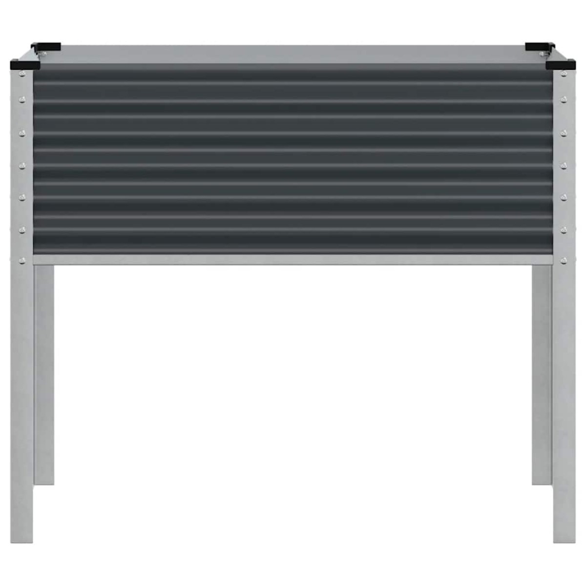 vidaXL Γλάστρα Κήπου Ανθρακί 100x45x90 εκ. Ατσάλινη