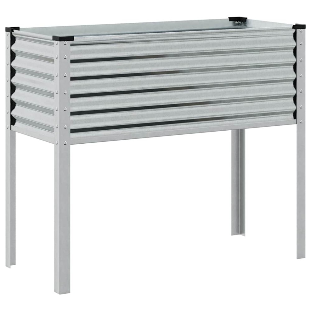 vidaXL Γλάστρα Κήπου 100x45x90 εκ. από Γαλβανισμένο Ατσάλι