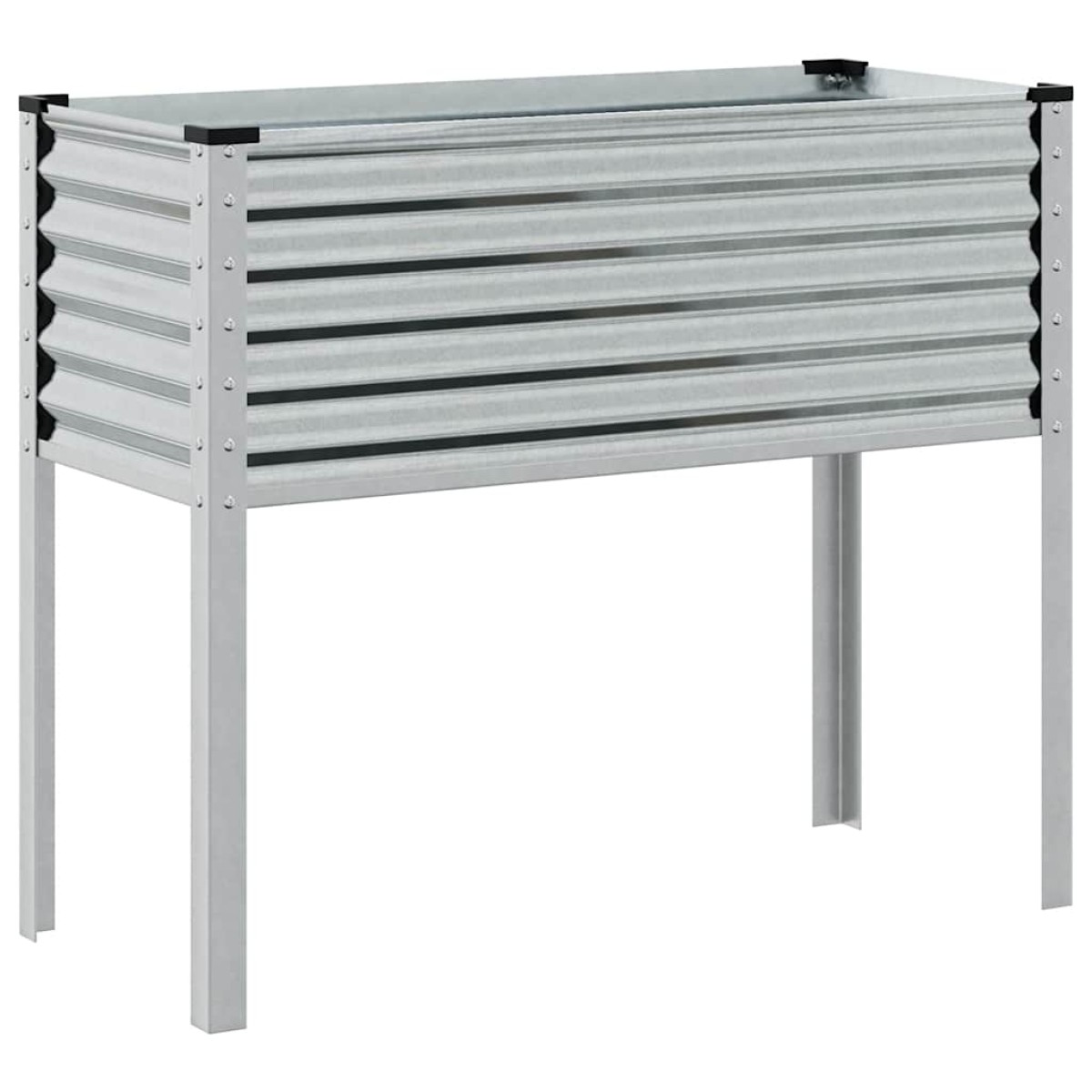 vidaXL Γλάστρα Κήπου 100x45x90 εκ. από Γαλβανισμένο Ατσάλι