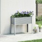 vidaXL Γλάστρα Κήπου 100x45x90 εκ. από Γαλβανισμένο Ατσάλι