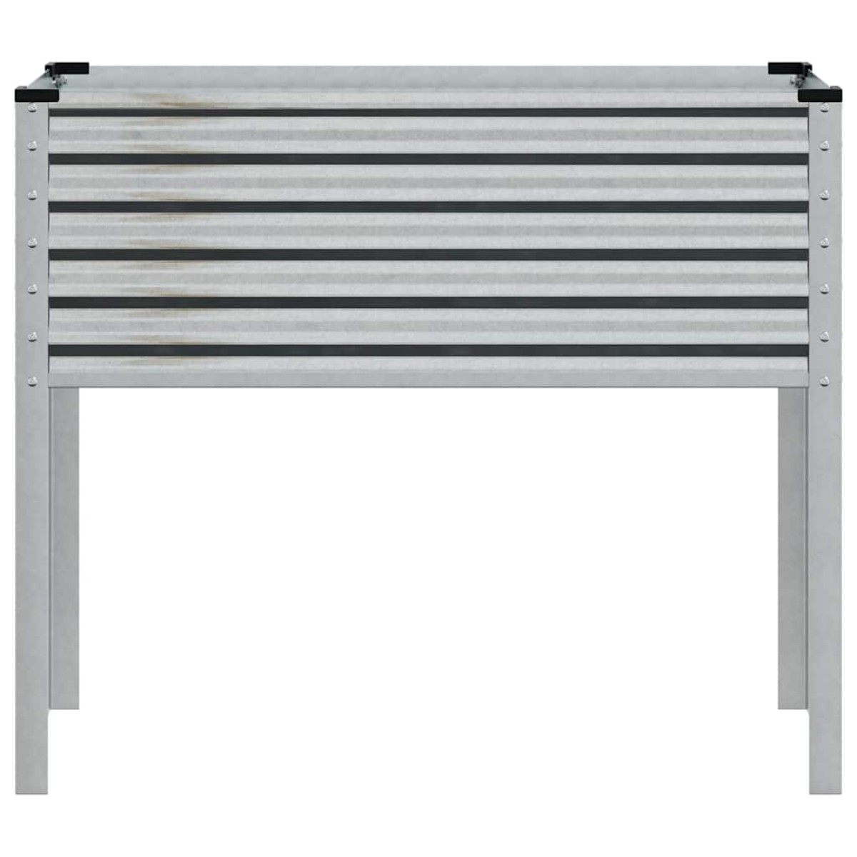 vidaXL Γλάστρα Κήπου 100x45x90 εκ. από Γαλβανισμένο Ατσάλι