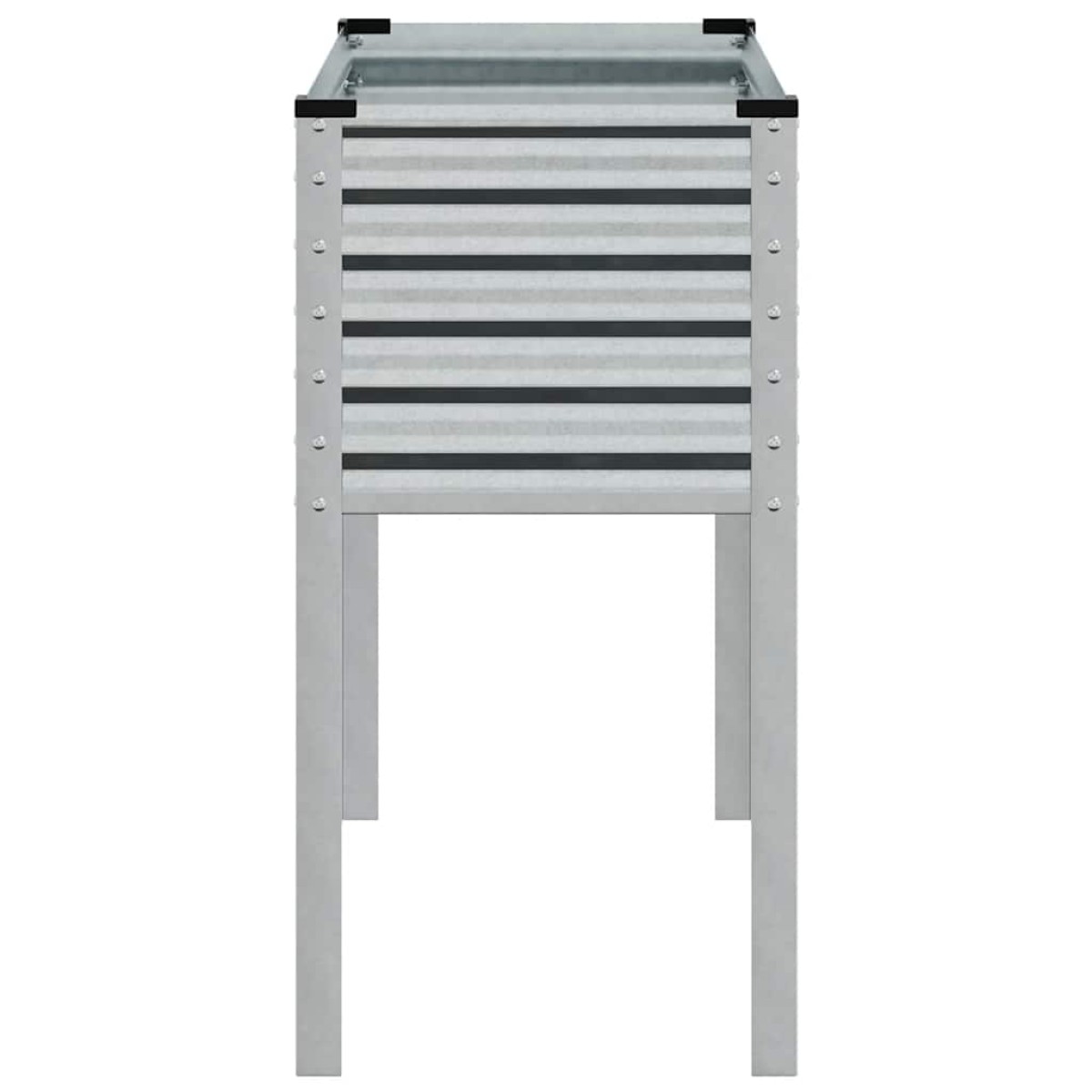 vidaXL Γλάστρα Κήπου 100x45x90 εκ. από Γαλβανισμένο Ατσάλι