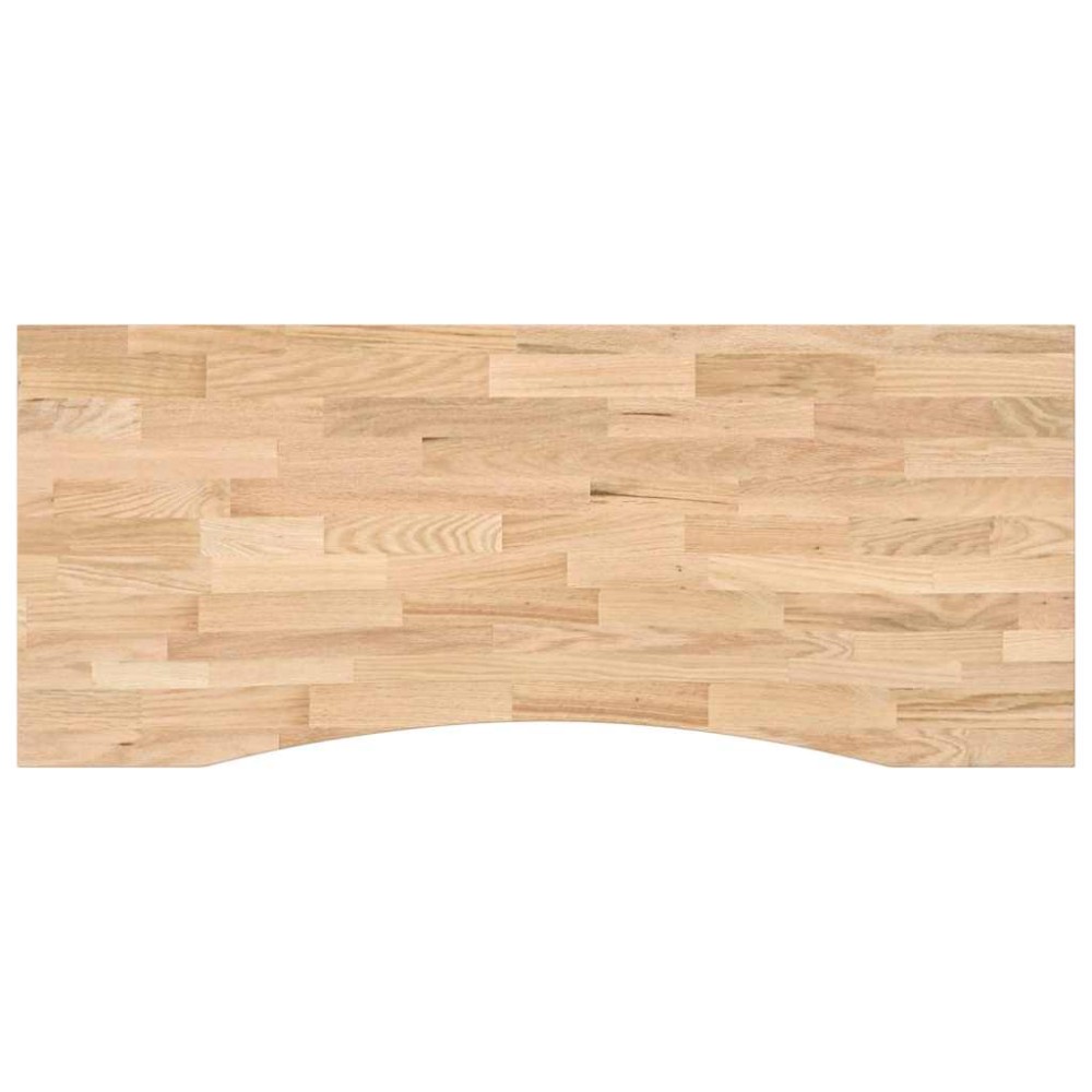 vidaXL Επιφάνεια Γραφείου Ορθογώνια 120x50x2,5 εκ. από Μασίφ Ξύλο Δρυός