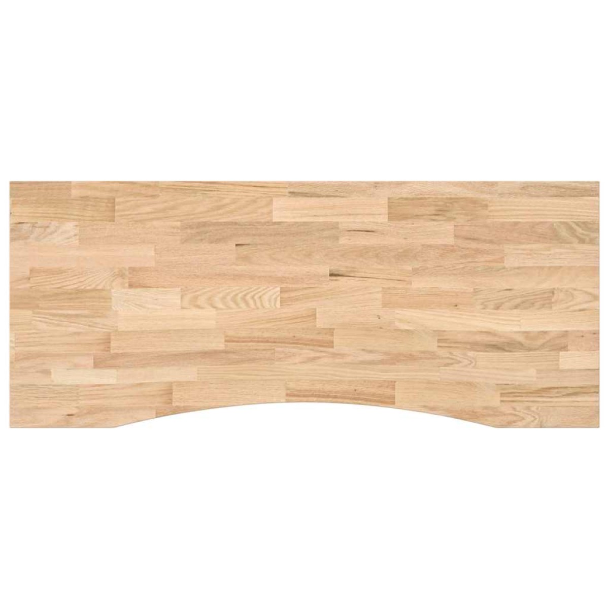 vidaXL Επιφάνεια Γραφείου Ορθογώνια 120x50x2,5 εκ. από Μασίφ Ξύλο Δρυός