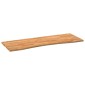 vidaXL Επιφάνεια Τραπεζιού Ορθογώνιος 140x60x2,5 εκ. Μασίφ Ξύλο Δρυός