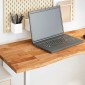 vidaXL Επιφάνεια Τραπεζιού Ορθογώνιος 140x60x2,5 εκ. Μασίφ Ξύλο Δρυός