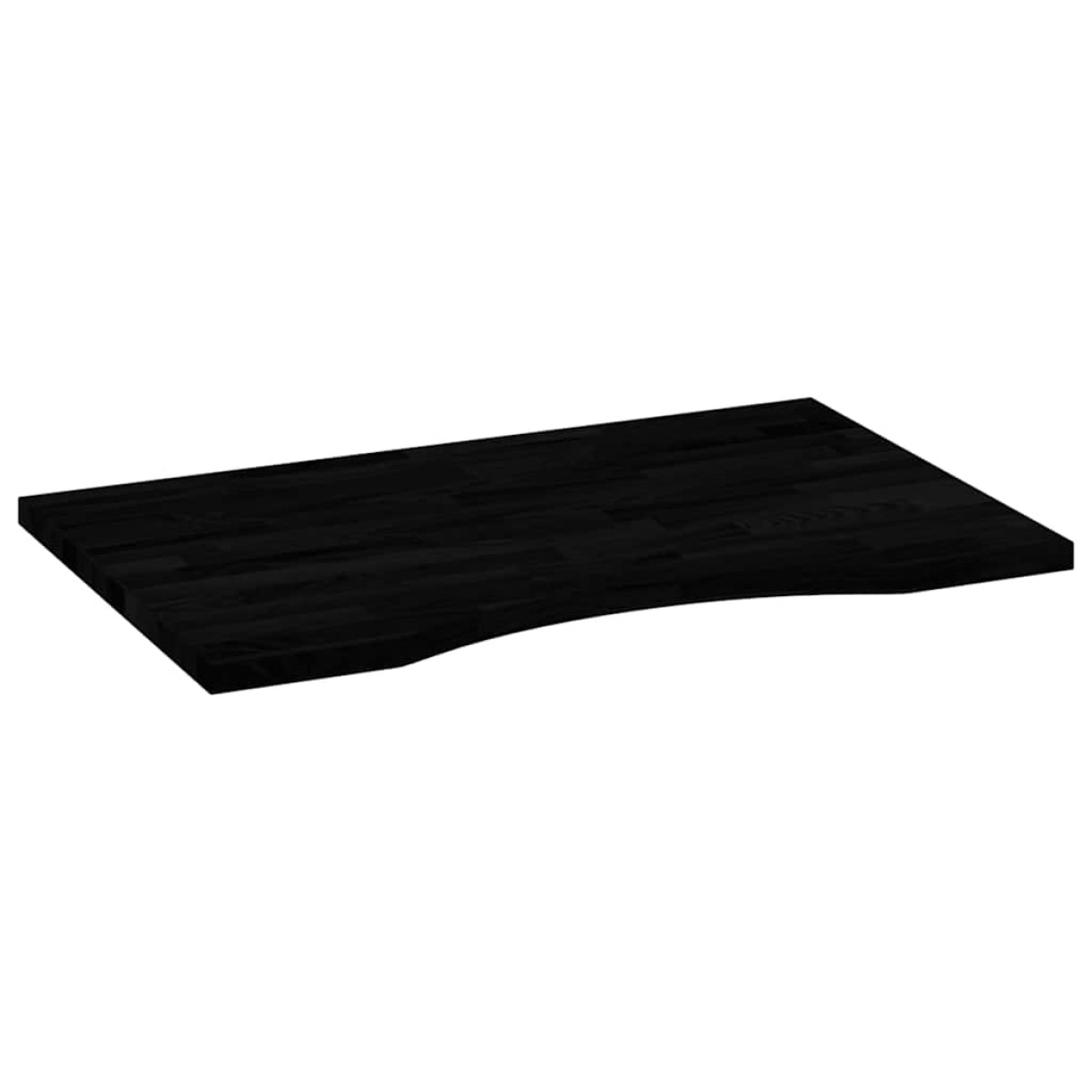 vidaXL Επιφάνεια Τραπεζιού Ορθογώνιος 80x60x2,5 εκ. Μασίφ Ξύλο Δρυός