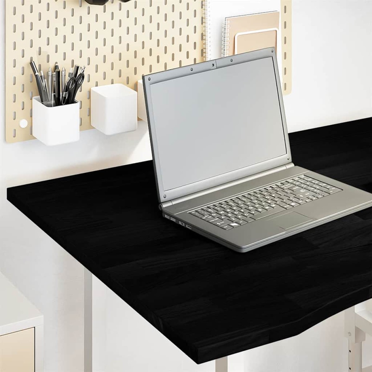 vidaXL Επιφάνεια Τραπεζιού Ορθογώνιος 100x80x2,5 εκ. Μασίφ Ξύλο Δρυός
