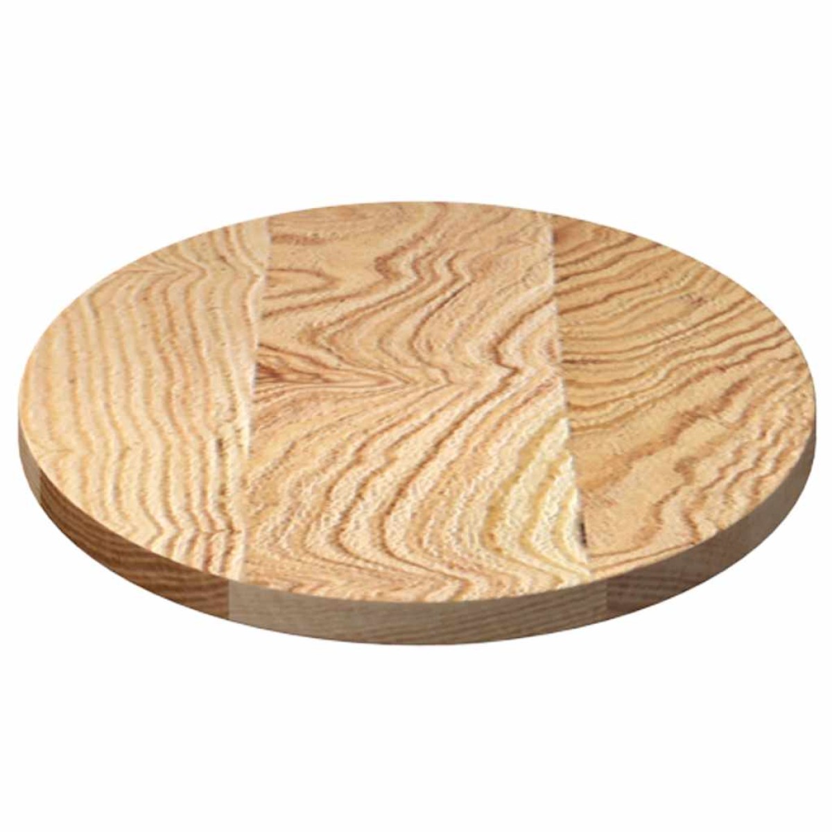 vidaXL Επιτραπέζια επιφάνεια 80x40x2 cm μασίφ ξύλο δρυς οβάλ