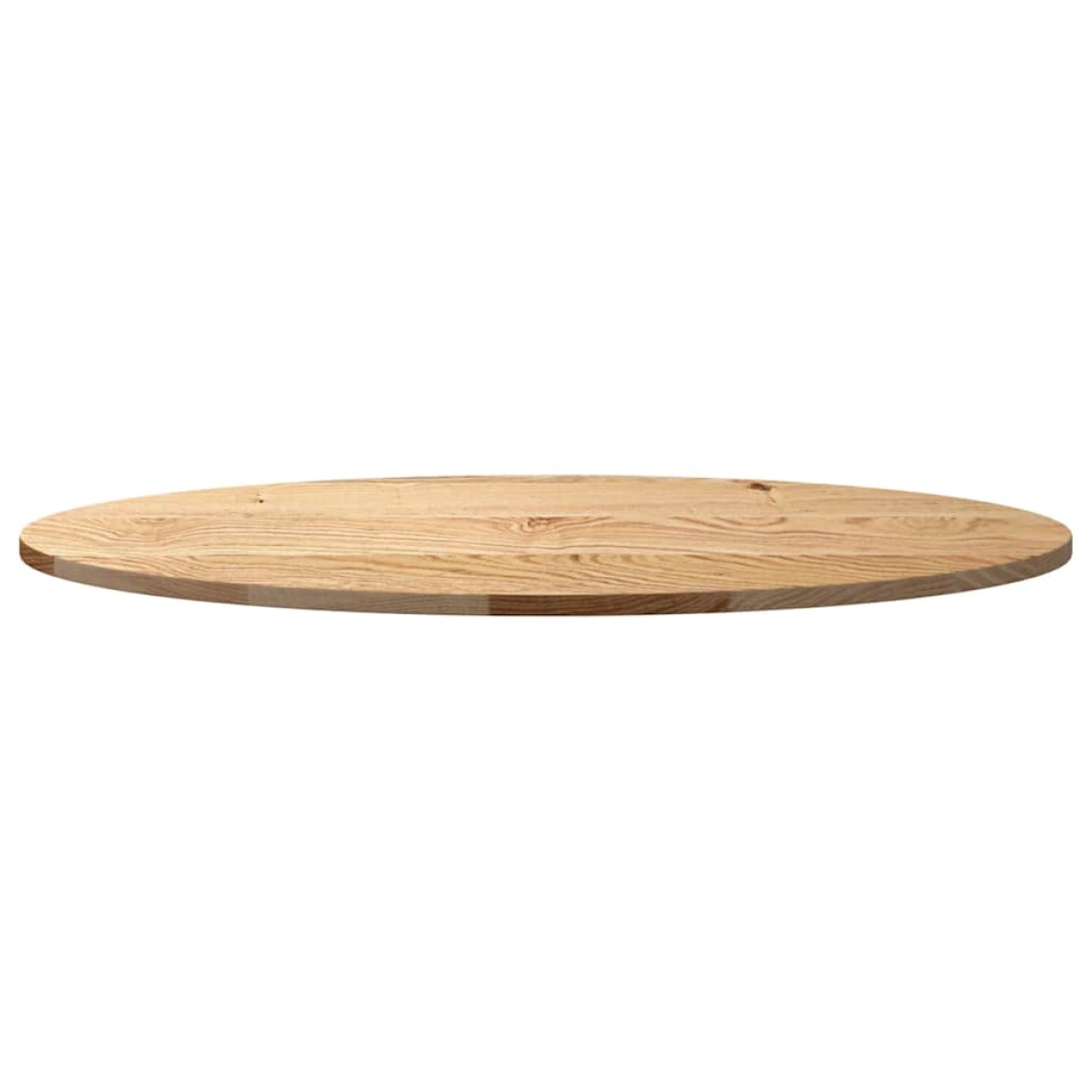vidaXL Επιτραπέζια επιφάνεια 100x50x2 cm μασίφ ξύλο δρυς οβάλ