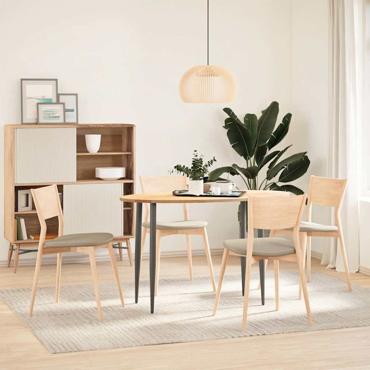 vidaXL Επιφάνεια Τραπεζιού Οβάλ 120x60x2 εκ. από Μασίφ Ξύλο Δρυός
