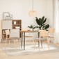 vidaXL Επιτραπέζια επιφάνεια 120x60x4 εκ. από Μασίφ Ξύλο Δρυός Οβάλ