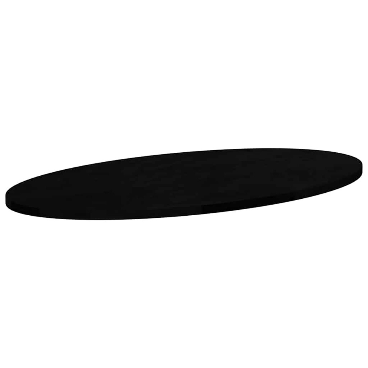 vidaXL Επιτραπέζια επιφάνεια Σκούρο Καφέ 80x40x2 εκ. Ξύλο Δρυός Οβάλ