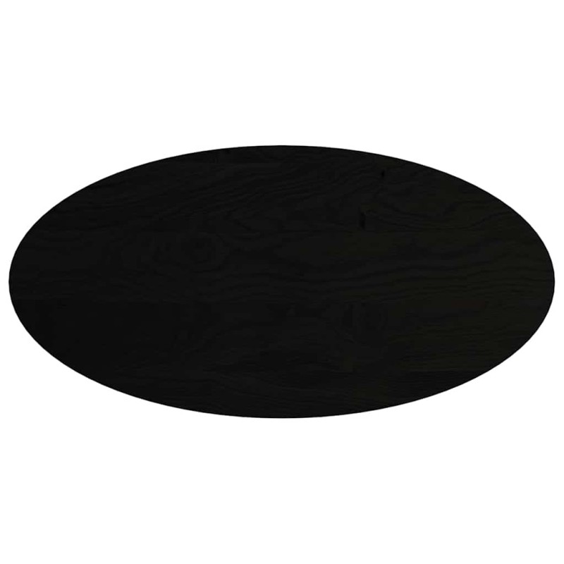 vidaXL Επιτραπέζια επιφάνεια Σκούρο Καφέ 120x60x4 εκ. Ξύλο Δρυός Οβάλ