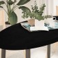 vidaXL Επιτραπέζια επιφάνεια Σκούρο Καφέ 120x60x4 εκ. Ξύλο Δρυός Οβάλ