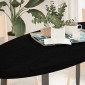 vidaXL Επιτραπέζια επιφάνεια Σκούρο Καφέ 140x60x4 εκ. Ξύλο Δρυός Οβάλ