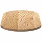 vidaXL Επιτραπέζια επιφάνεια 80x40x2 cm μασίφ ξύλο δρυς οβάλ