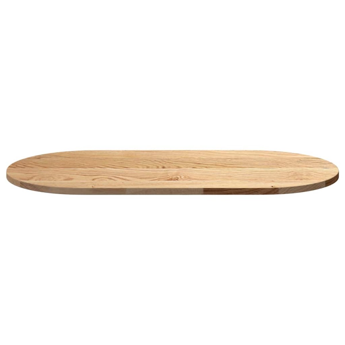 vidaXL Επιτραπέζια επιφάνεια 100x50x2 cm μασίφ ξύλο δρυς οβάλ