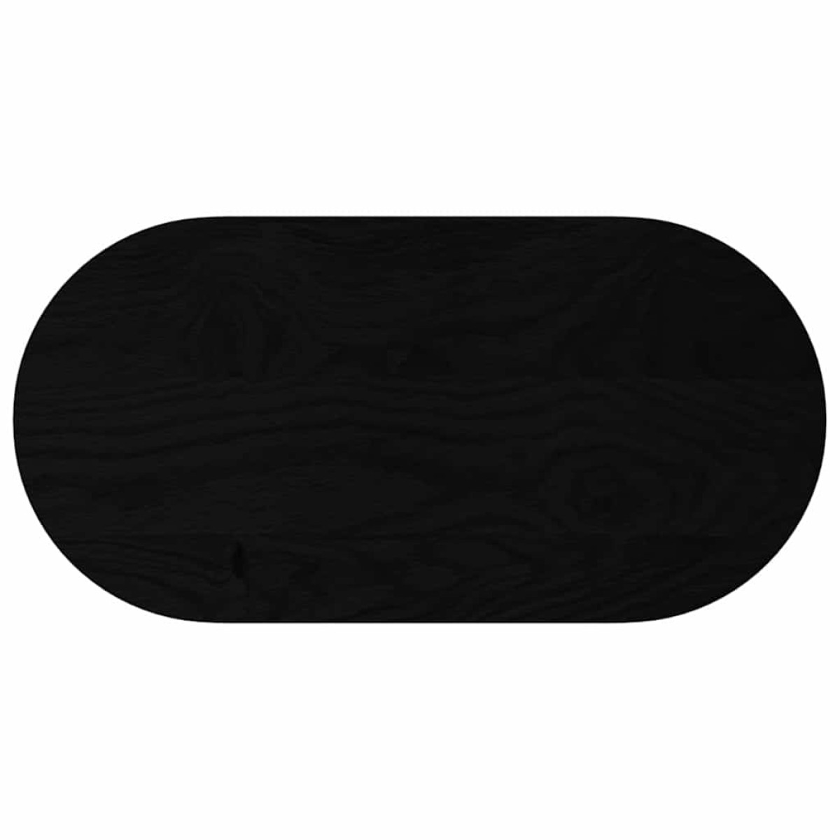 vidaXL Επιτραπέζια επιφάνεια Σκούρο Καφέ 80x40x2 εκ. Ξύλο Δρυός Οβάλ