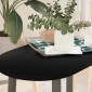 vidaXL Επιτραπέζια επιφάνεια Σκούρο Καφέ 80x40x2 εκ. Ξύλο Δρυός Οβάλ
