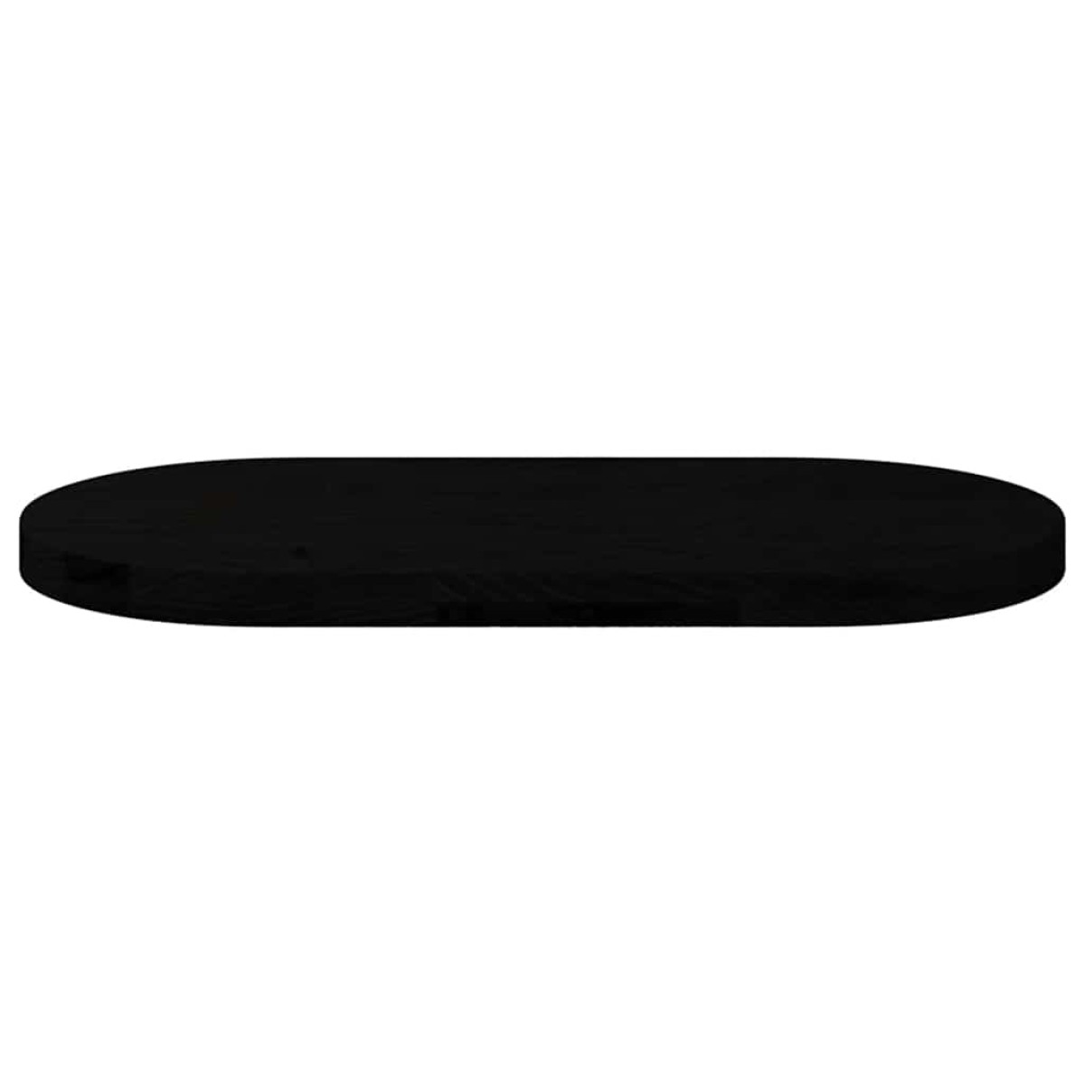 vidaXL Επιτραπέζια επιφάνεια Σκούρο Καφέ 80x40x4 εκ. Ξύλο Δρυός Οβάλ