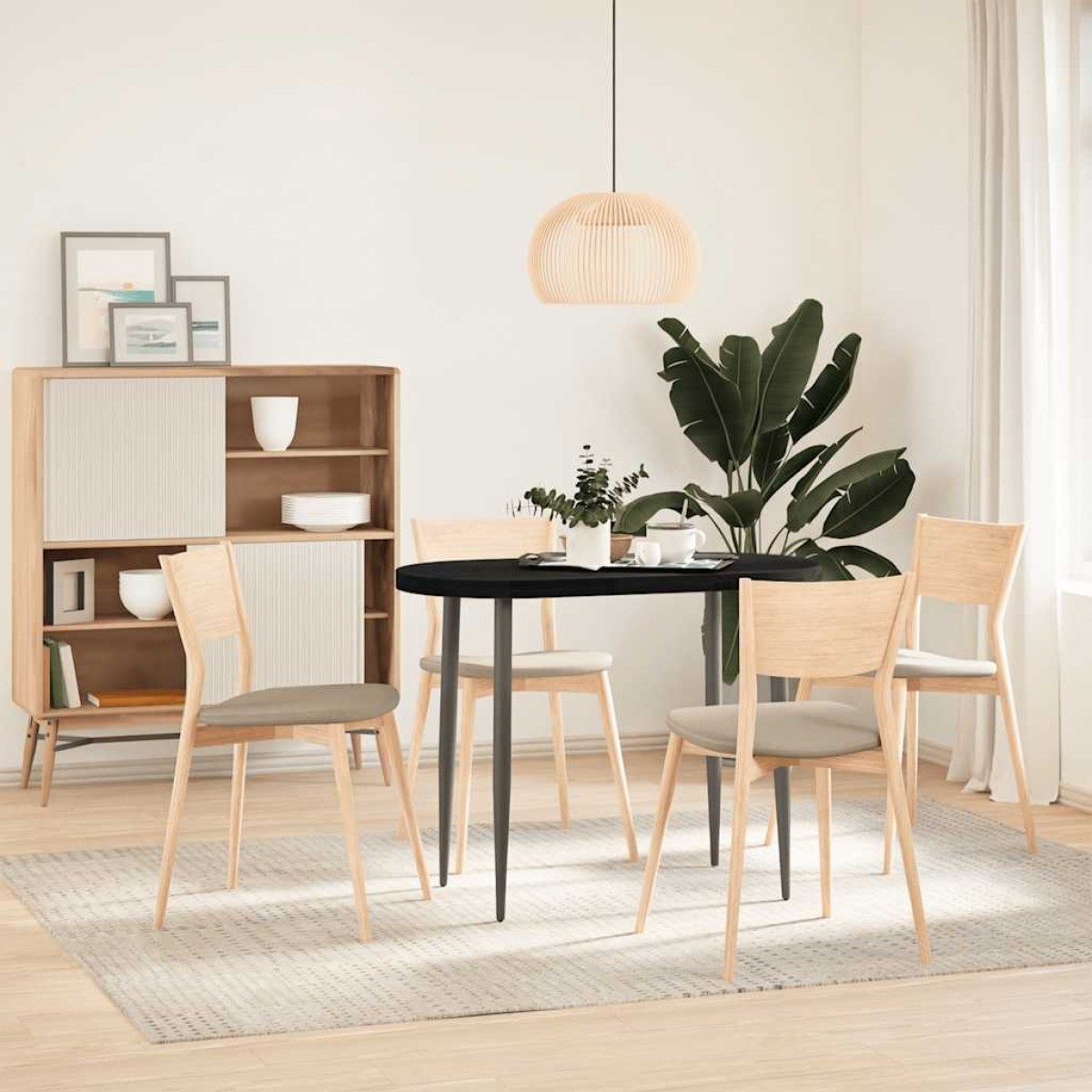 vidaXL Επιτραπέζια επιφάνεια Σκούρο Καφέ 100x50x4 εκ. Ξύλο Δρυός Οβάλ