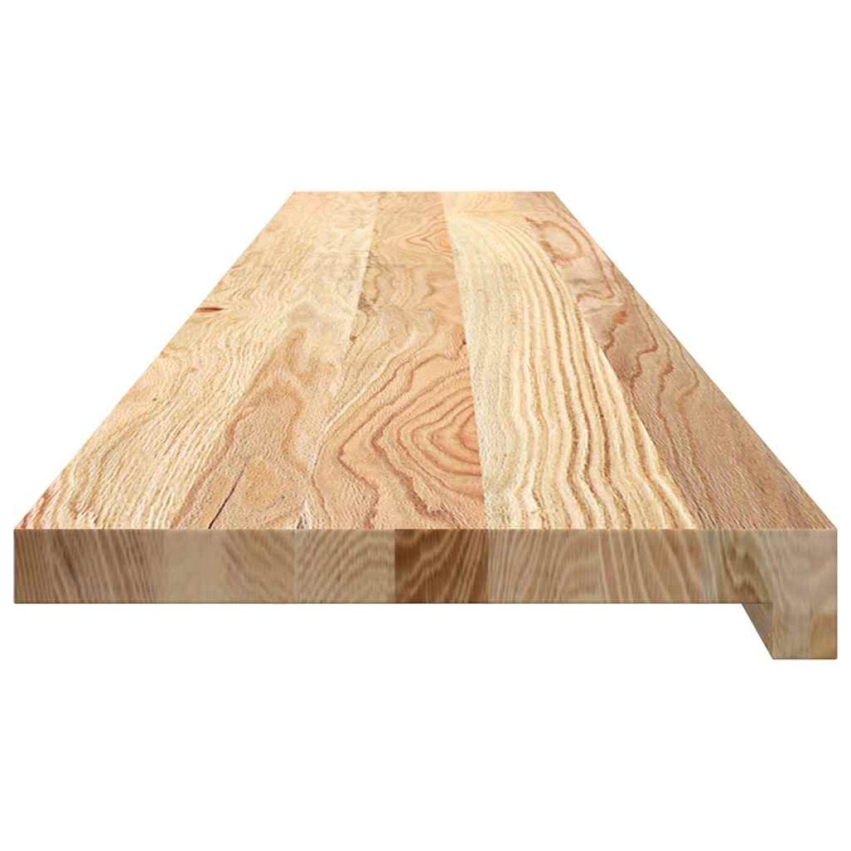 vidaXL Περβάζια παραθύρων 2 τεμ. 140x25x2 εκ. Ακατέργαστο Μασίφ Δρυός
