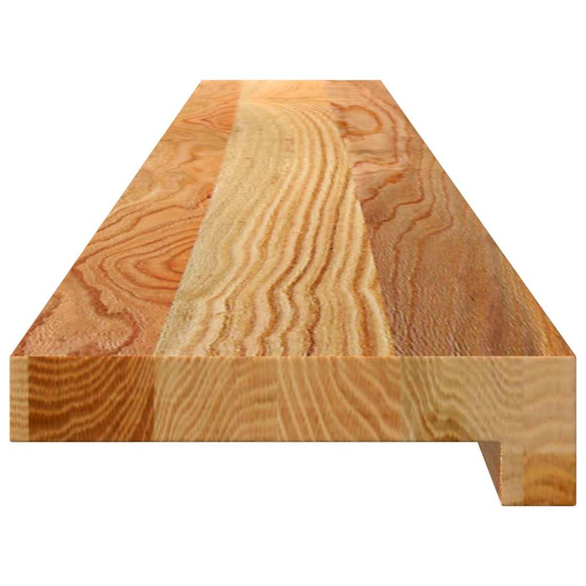 vidaXL Περβάζια παραθύρων 2 τεμ. Αν. Καφέ 120x15x2εκ. Μασίφ Ξύλο Δρυός