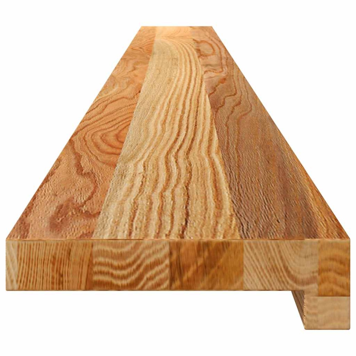 vidaXL Περβάζια παραθύρων 2 τεμ. Αν. Καφέ 160x15x2εκ. Μασίφ Ξύλο Δρυός