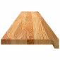 vidaXL Περβάζια παραθύρων 2 τεμ. Αν. Καφέ 160x25x2εκ. Μασίφ Ξύλο Δρυός