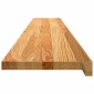 vidaXL Περβάζια παραθύρων 2 τεμ. Αν. Καφέ 160x30x2εκ. Μασίφ Ξύλο Δρυός