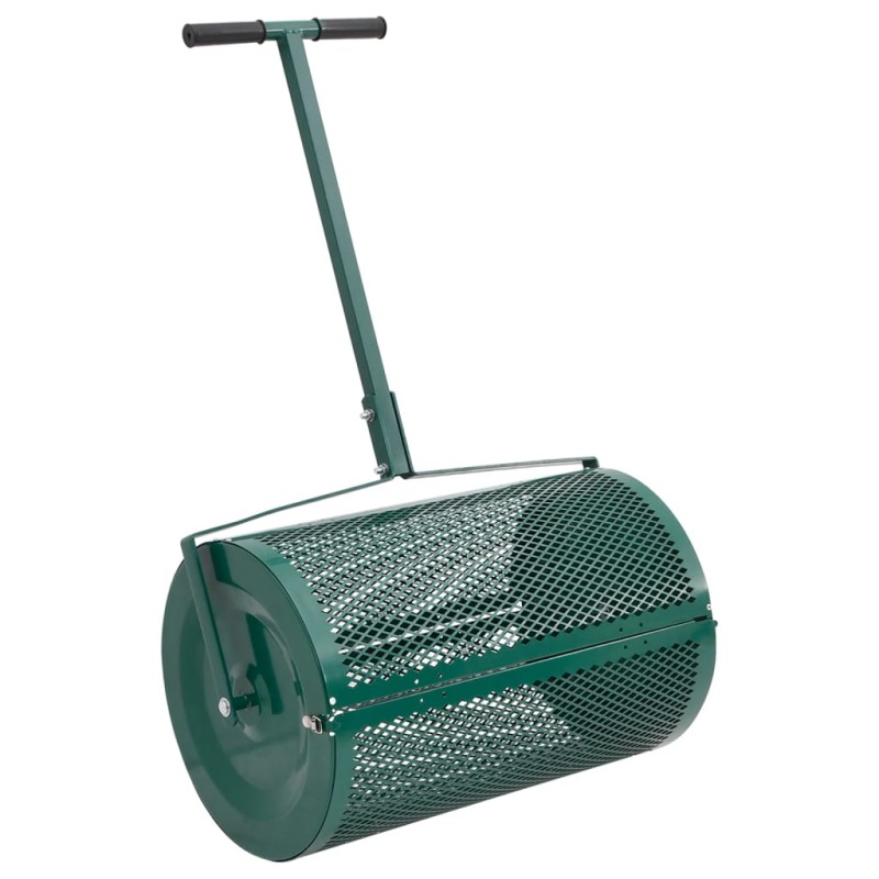vidaXL Μηχάνημα Διανομής 75L Κομπόστ Ø40 x 60 εκ. Ατσάλινο
