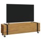 vidaXL Βάση TV Καφέ 110 x 30 x 30 εκ Στερεό Ξύλο Τίκ