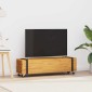 vidaXL Βάση TV Καφέ 110 x 30 x 30 εκ Στερεό Ξύλο Τίκ