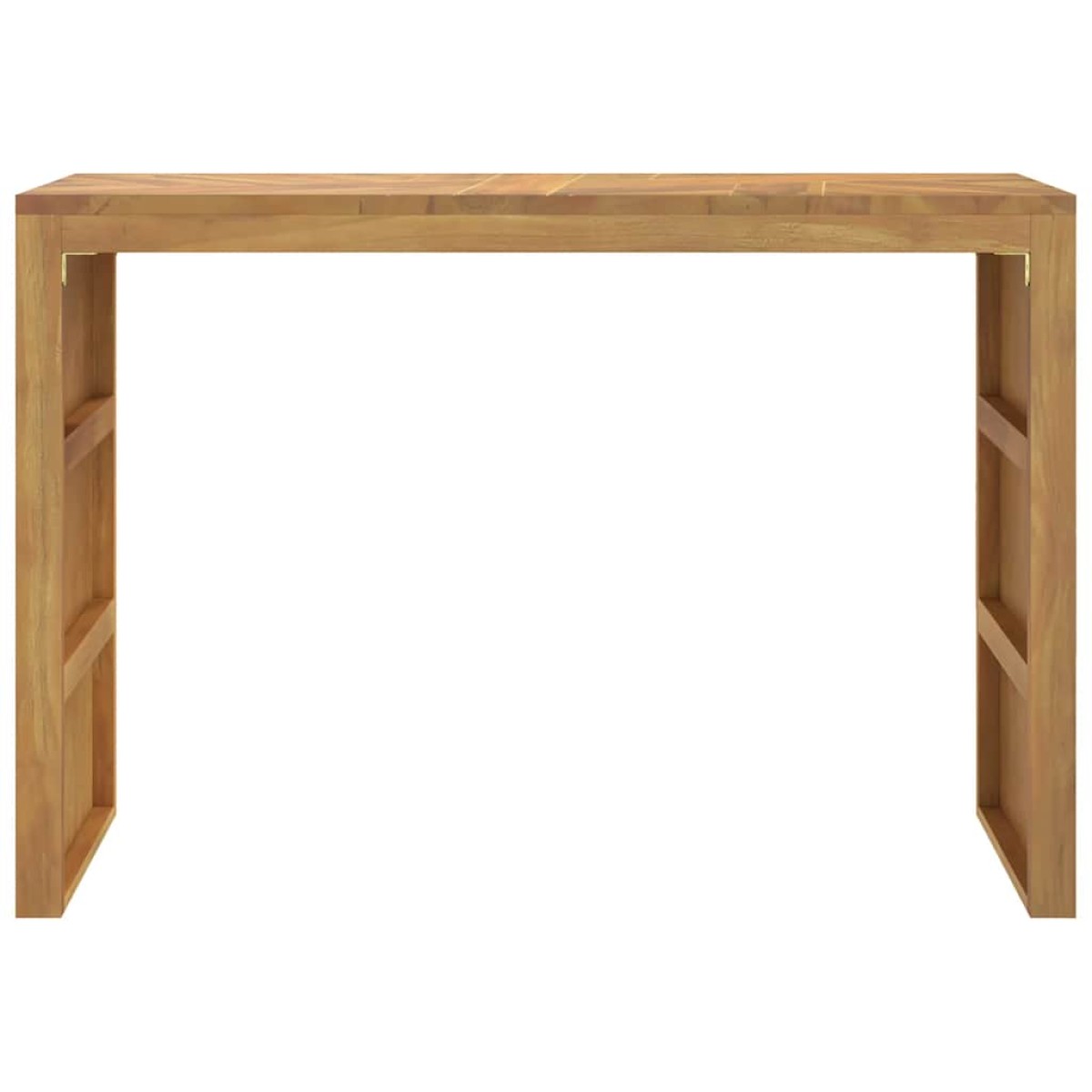 vidaXL Τραπέζι κονσόλας 110x35x75 cm από μασίφ ξύλο τικ