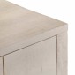 vidaXL Τραπέζι Κονσόλα Λευκό 110x35x75 εκ. Μασίφ Ξύλο Μάνγκο