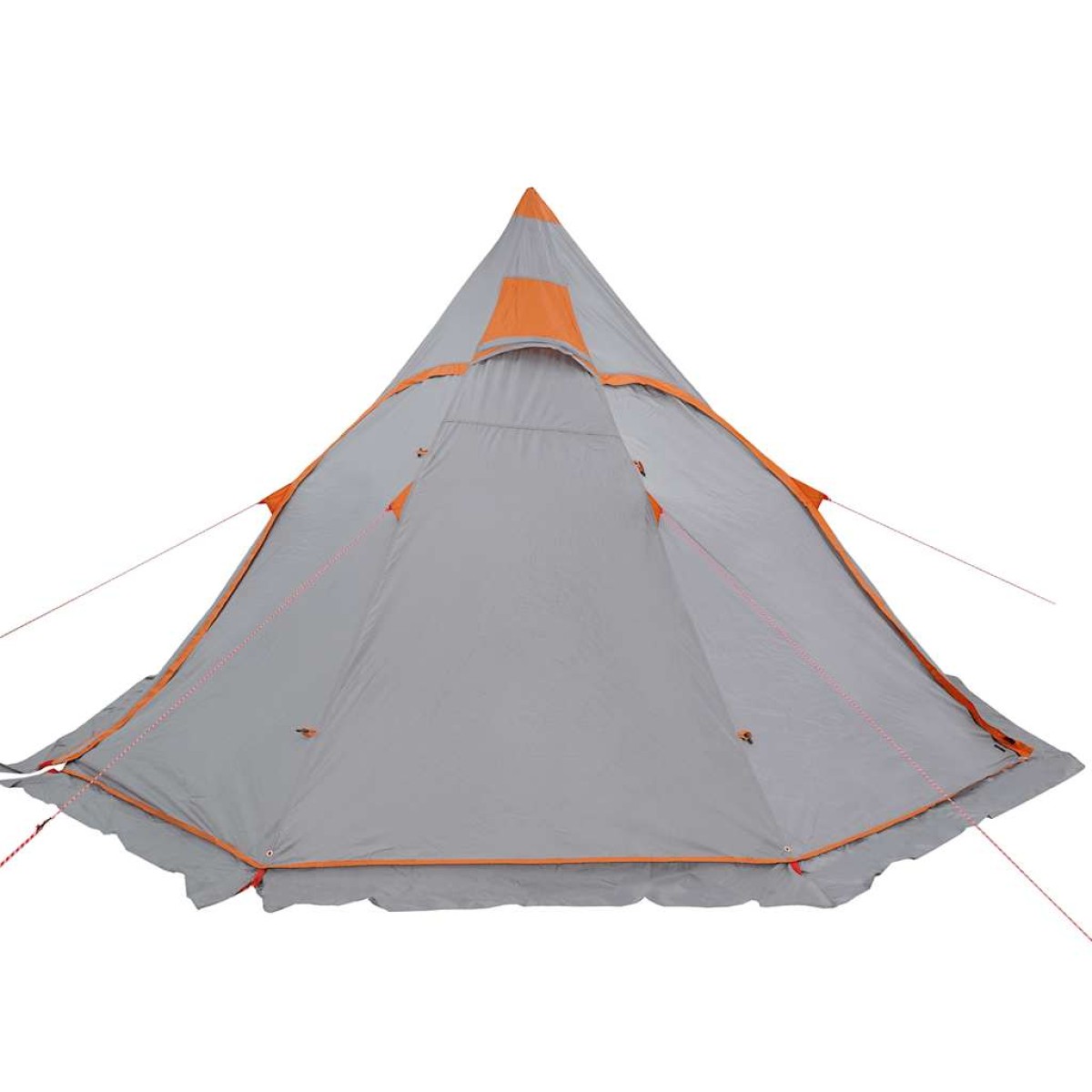 vidaXL Σκηνή Κάμπινγκ Tipi 5 Ατόμων Αδιάβροχη Γκρι