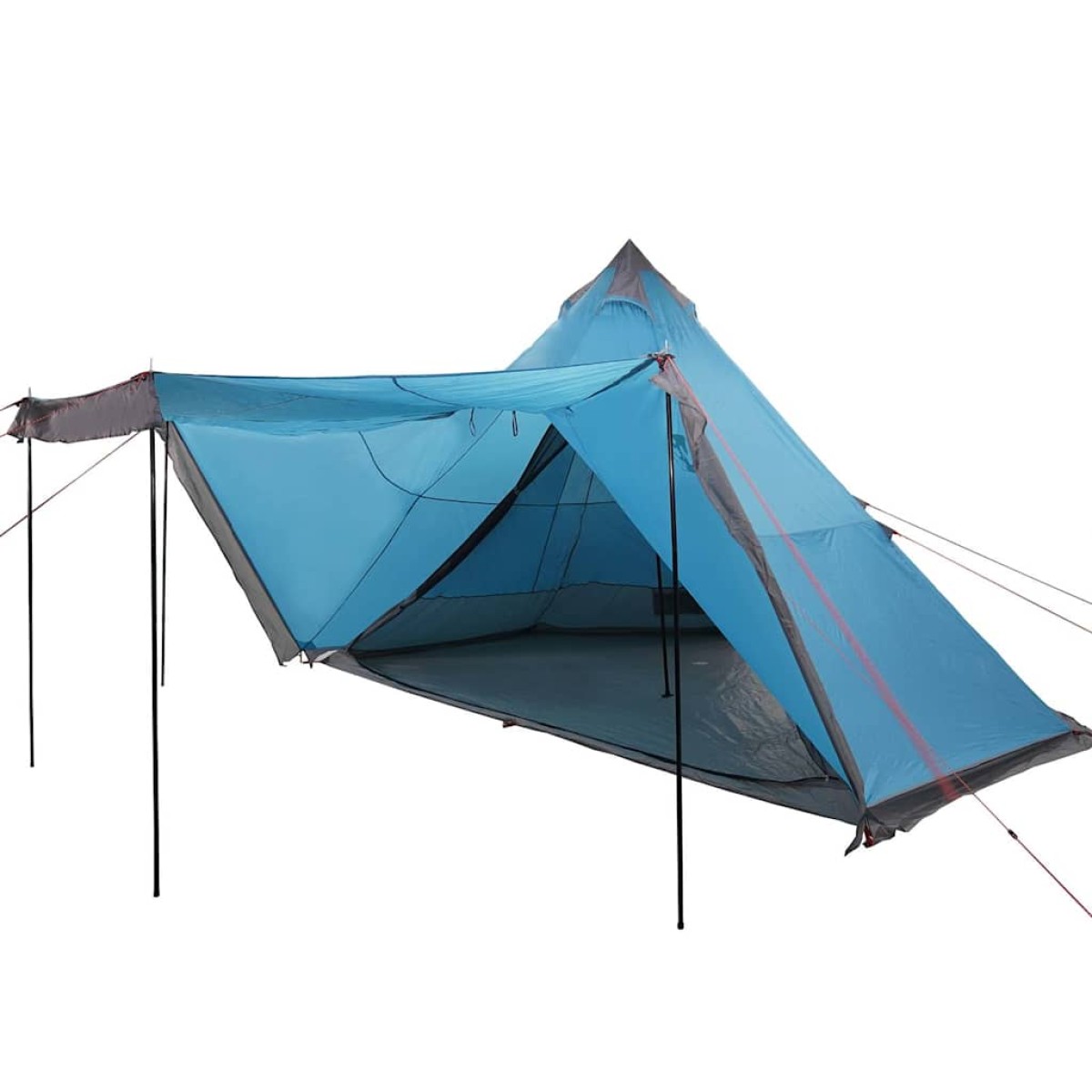 vidaXL Σκηνή Οικογενειακή Tipi 8 Ατόμων Αδιάβροχη Μπλε
