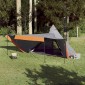 vidaXL Σκηνή Οικογενειακή Tipi 8 Ατόμων Αδιάβροχη Γκρι/Πορτοκαλί